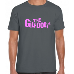 The Gilhoolys Pink Text Logo Standard fit T-shirt